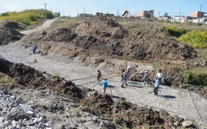 Iniciaron obras de puentes y alcantarillas en la zona sur del distrito de Alto Comedero