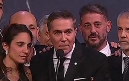 Barili en los Martín Fierro: «Este premio es para los argentinos de a pie»