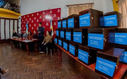MPA entregó buzones de denuncias en San Pedro de Jujuy
