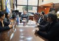 Bernis recibió a autoridades de El Carmen
