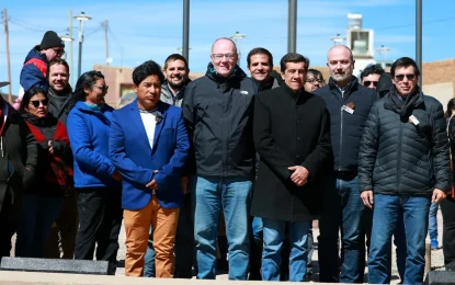 Carlos Sadir en el Festival del Litio anunció obras de cloaca e inauguración de edificio escolar