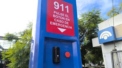 Instalan primer tótem de seguridad conectado al 911