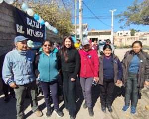 Presentaron sitio para construir la sede vecinal del barrio El Milagro