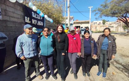 Presentaron sitio para construir la sede vecinal del barrio El Milagro