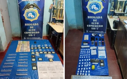 Procedimientos antinarcóticos en ciudades jujeñas