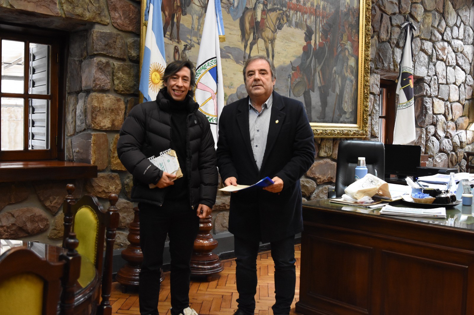 Bernis recibió al nuevo presidente del EAP