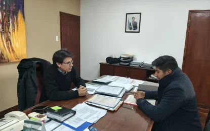 Ministro de Hacienda se reunió con el comisionado de Huacalera