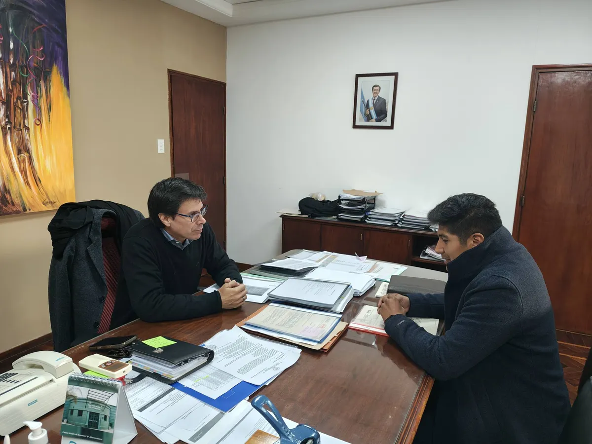 Ministro de Hacienda se reunió con el comisionado de Huacalera
