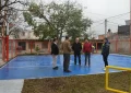 Finalizan obras en plaza de un barrio del distrito de Alto Comedero