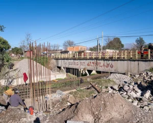 Reiniciaron obra de ampliación del puente Snopek en Alto Comedero