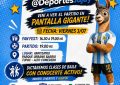 Doble fan fest en el distrito de Alto Comedero