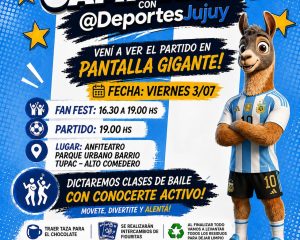 Doble fan fest en el distrito de Alto Comedero