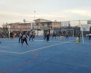 Inauguraron remodelación del polideportivo del barrio Puerto Argentino