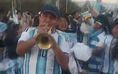 Alto Comedero creo su punto de festejo por el triunfo de Argentina