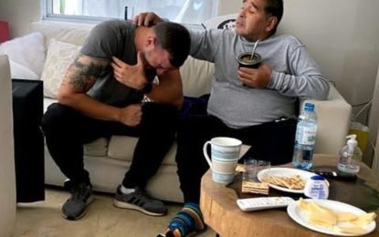 La advertencia del masajista de Maradona días antes de la muerte: «Tenía los ojos hinchados como una teta»