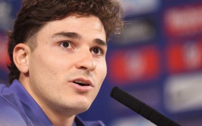 Julián Alvarez volvió a los entrenamientos del Atlético de Madrid en medio de la tensión por su futuro: ¿se queda o se va?