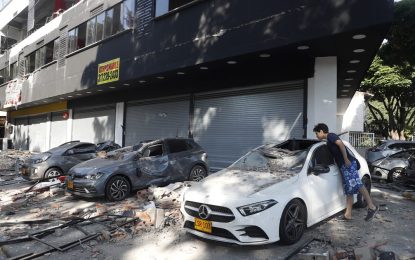 Terremoto en Colombia: «No están solos», a tres días de asumir, Abelardo de la Espriella enfrenta su primera crisis