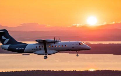 El avión eléctrico más grande del mundo completó con éxito su primer vuelo