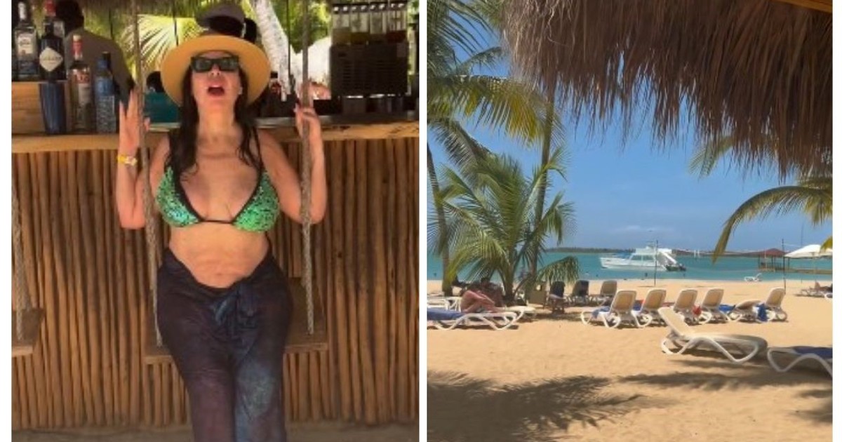 en-bikini-en-el-caribe,-moria-casan-celebro-el-exito-de-su-serie:-«volviendo-a-ser-nina»