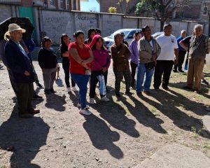 Inicio de obra cordón cuneta en barrio Jardin