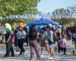 Los niños festejaron en el Mundial de Sonrisas en Alto Comedero