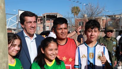 Sadir inauguró remodelación del polideportivo que beneficia a 4 barrios de Alto Comedero