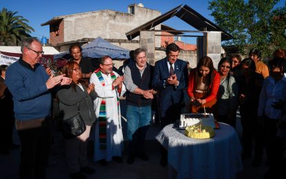 Aniversario del barrio El Milagro con presencia del gobernador