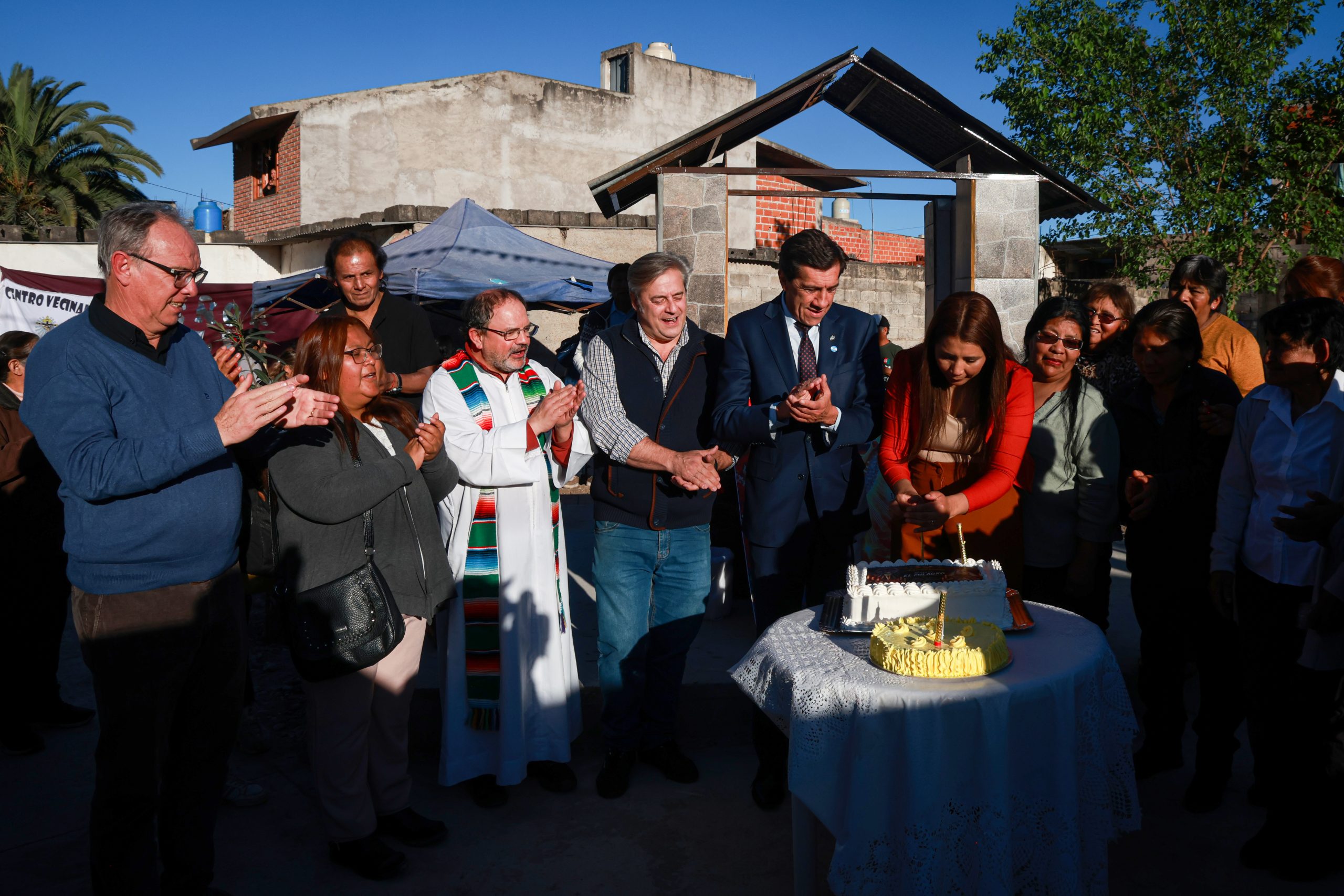 Aniversario del barrio El Milagro con presencia del gobernador