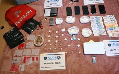 Tenía tobillera electrónica y lo volvieron a detener porque vendía cocaína en su casa