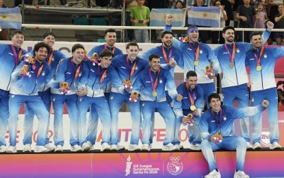 El oro de Los Gladiadores y unos Juegos Suramericanos históricos para los deportes colectivos: «Es el gen del deportista argentino»