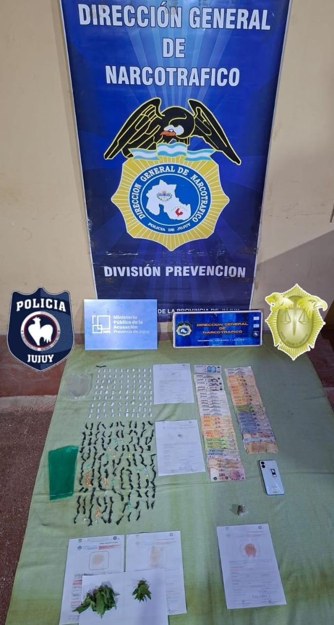 Prisión preventiva para cuatro personas por vender drogas en la Capital Jujeña