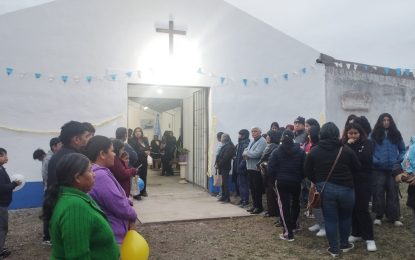 Celebraron el dia de Santa Teresa de Calcuta inaugurando obras en barrio Che Guevara