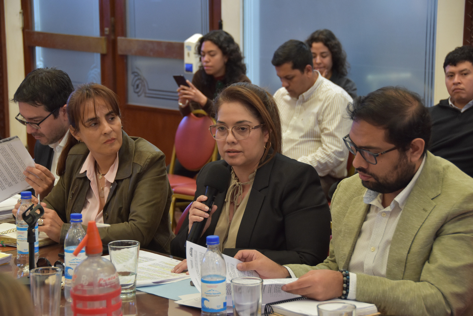 Comisión de educación recibió a ministra Teseira
