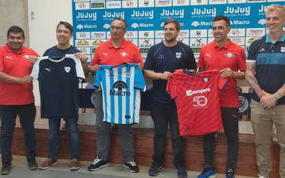 Gimnasia firmo convenio con club boliviano
