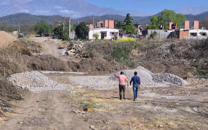 Alto Comedero: Provincia inicio obras para un nuevo puente alcantarilla
