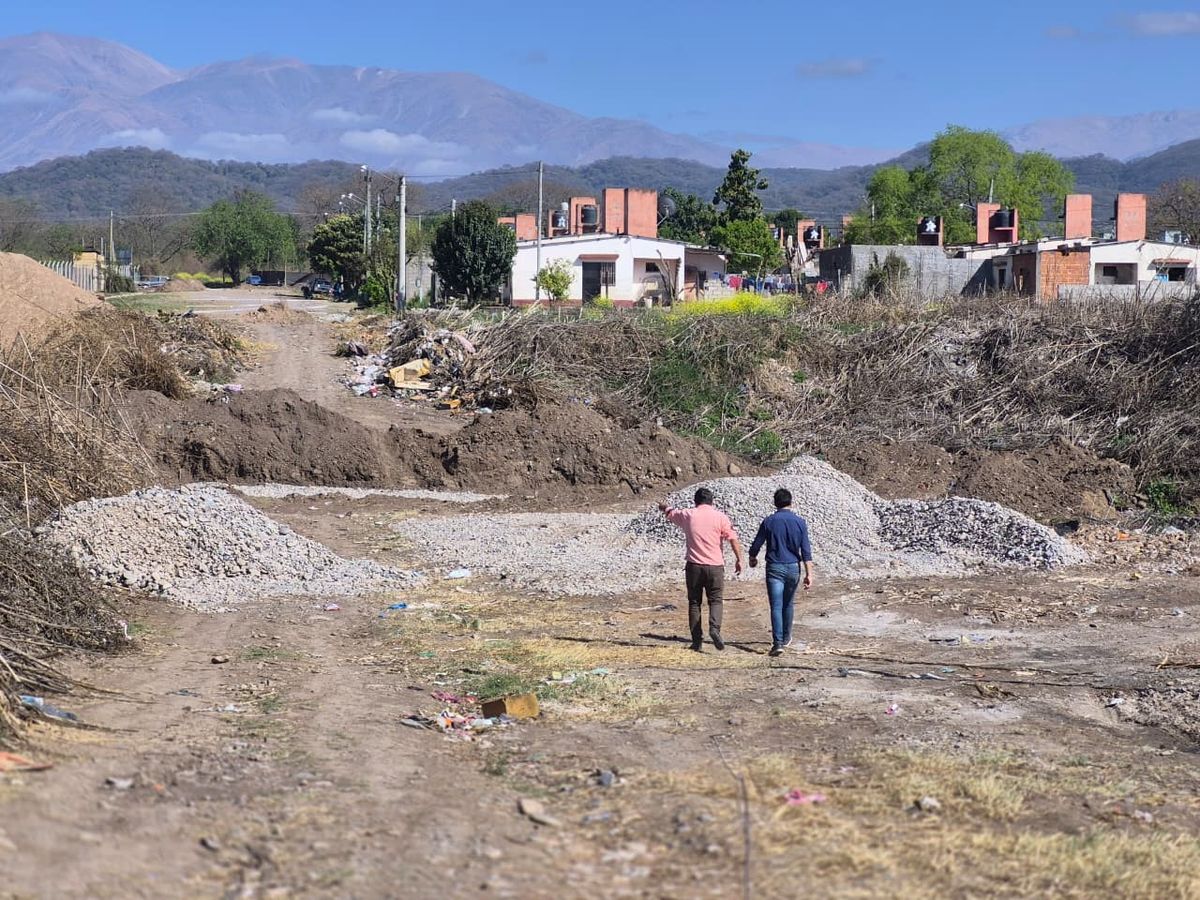 Alto Comedero: Provincia inicio obras para un nuevo puente alcantarilla