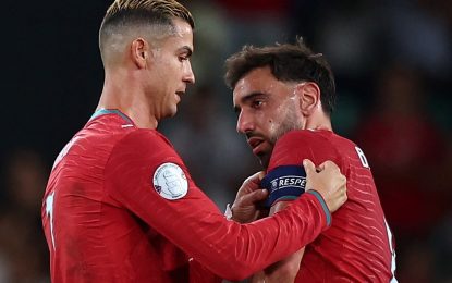 Bruno Fernandes habló de la crisis con Cristiano Ronaldo y pidió que Portugal «no se divida»