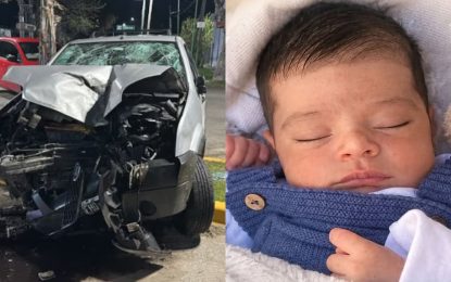 “¿A cuánto venías?”: el video del conductor increpado tras el choque en Punta Lara en el que murió un bebé de 10 días