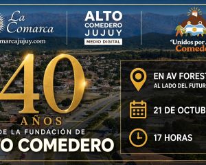 Este miercoles, Alto Comedero festeja su 40° aniversario