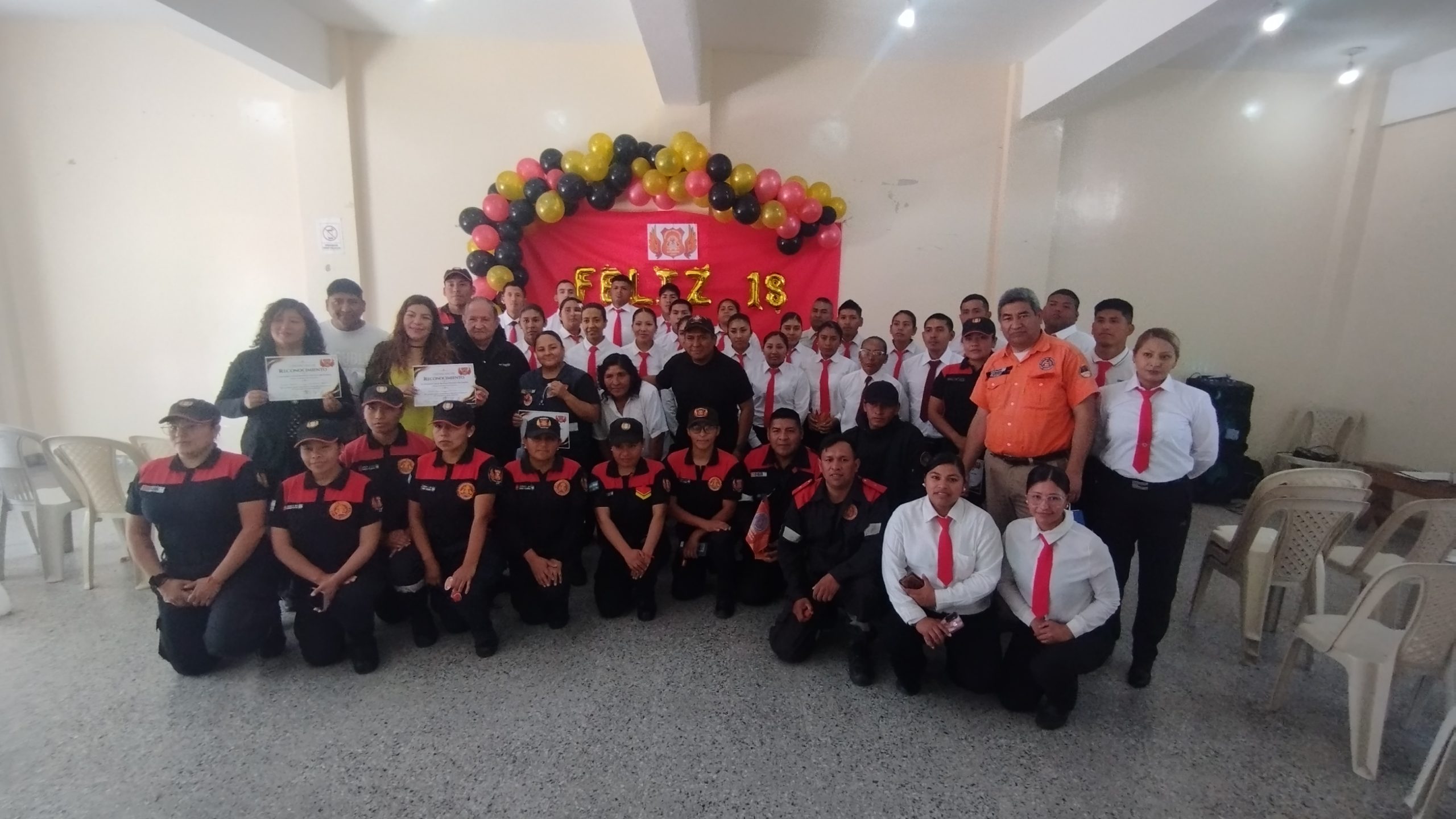 Bomberos Voluntarios de Alto Comedero celebraron el 18° aniversario de su creación