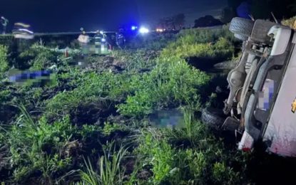 Tragedia en la ruta 11: una pareja y su bebé murieron al ser chocados por una camioneta cuando iban en moto