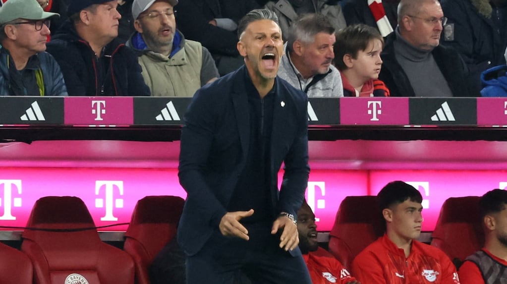 Paliza para Demichelis: su Leipzig perdió 6-1 con el Bayern Múnich, la peor derrota de su carrera como DT
