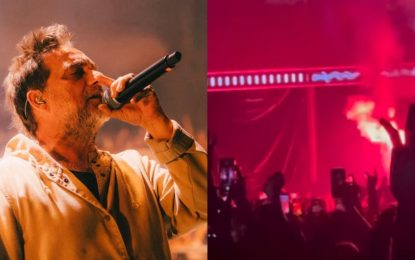 Vicentico frenó un show de Los Fabulosos Cadillacs en Bogotá por una bengala: «¿Sabés lo que significa eso para un argentino?»