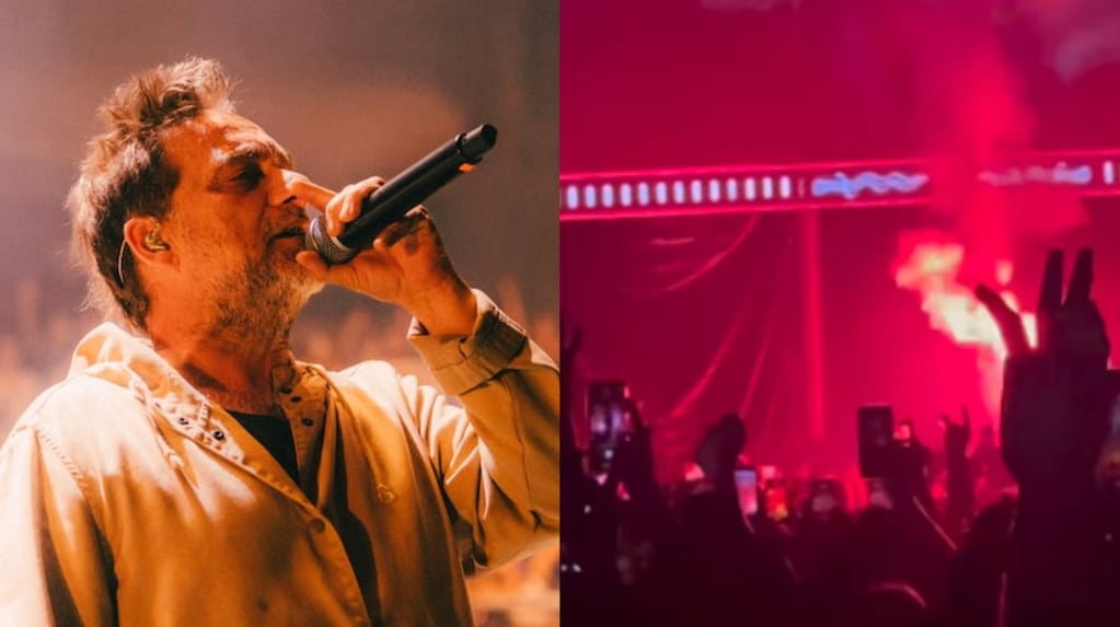 Vicentico frenó un show de Los Fabulosos Cadillacs en Bogotá por una bengala: ¿Sabés lo que significa eso para un argentino?